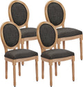 French Country Dining Chairs, Upholstered Dining Chairs Set of 4