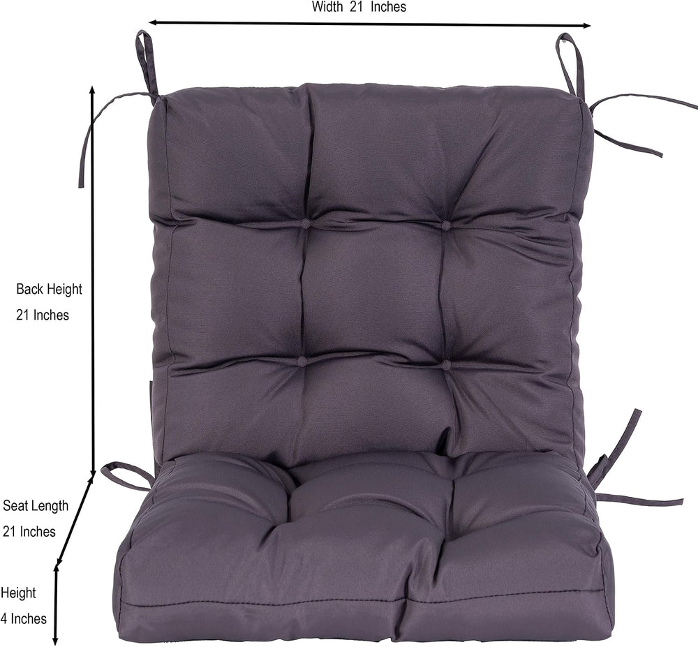 QILLOWAY Outdoor Chair Cushion for Patio Furniture, Waterproof Patio Cushions...