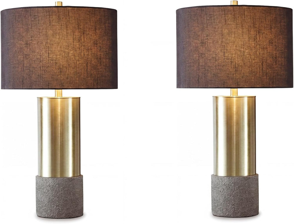 Signature Design by Ashley Jacek Contemporary Table Lamp Set of 2
