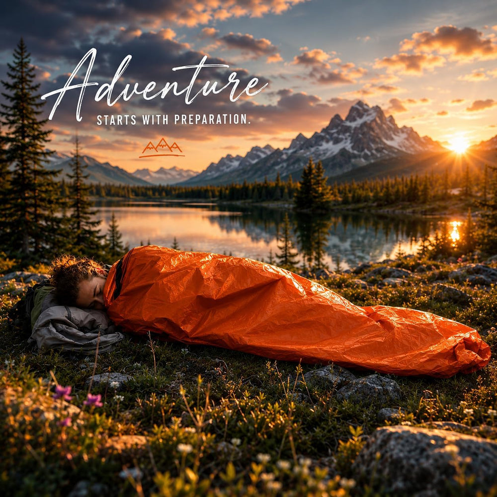 NovaMedic Emergency Sleeping Bag – 84"x36" Thermal Mylar Survival B...