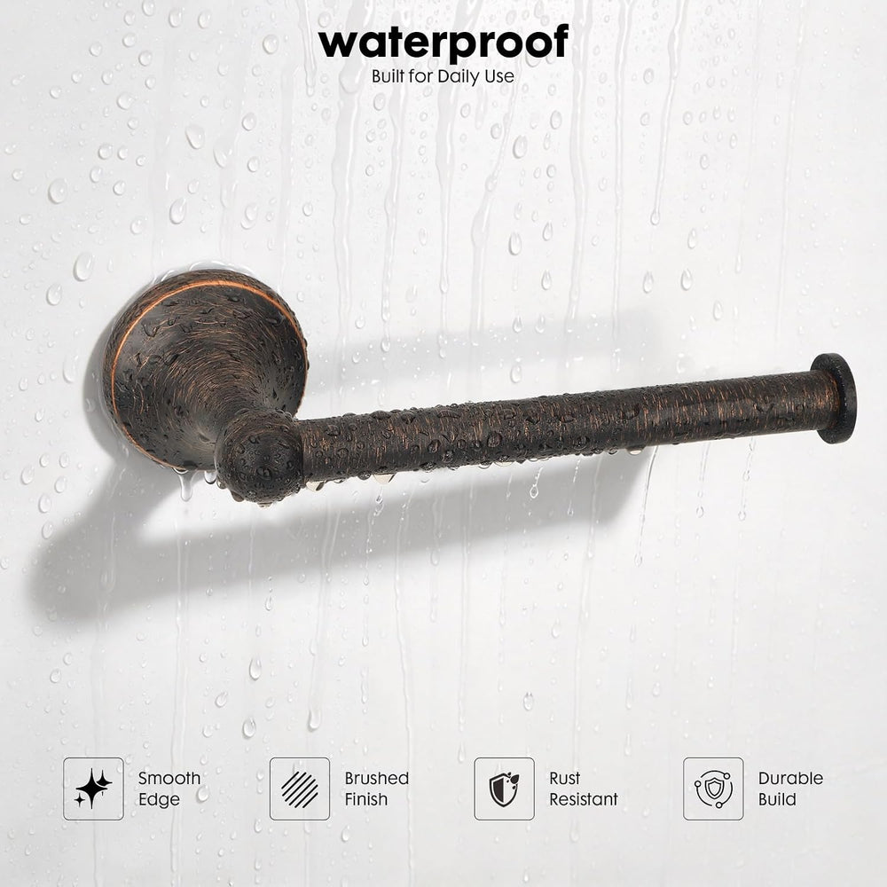 Classic 4 Pcs Oil Rubbed Bronze Bathroom Hardware Accessories Set