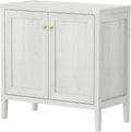 EYYTHUNG Sideboard Buffet Cabinets with Adjusable Shelves, Farmhouse Storage Cabinet, Credenza, Accent Cabinet, Kitchen Coffee Bar Console Table for Living Dining Room, Antique White