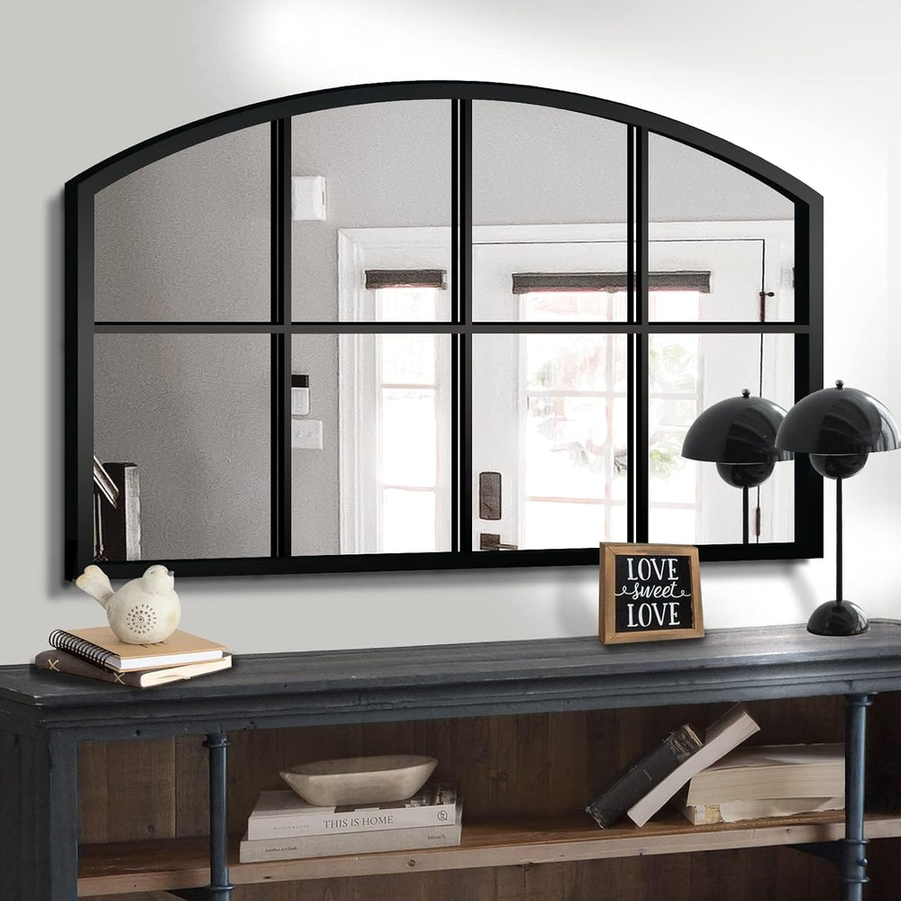 WAMIRRO Wide Window Pane Black Mirror, 28"X42"