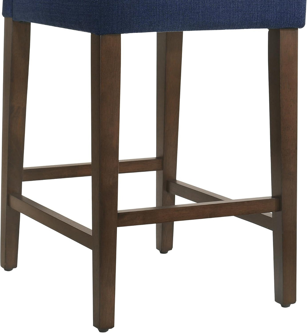 CHITA Counter Height Bar Stools Set of 3, 27" H Seat Height Upholstered ...