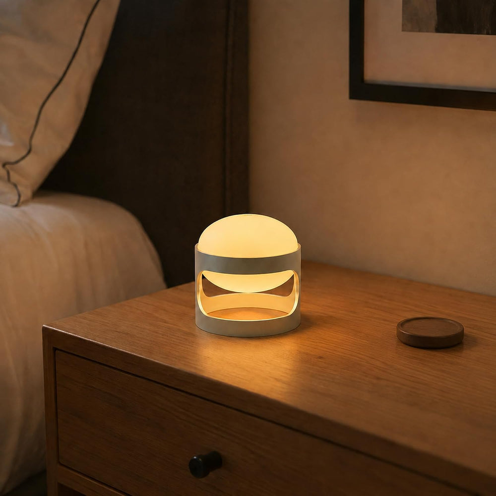 Lotus Atelier Mini Rechargeable Mid Century Modern Lamp USB Bedside Light