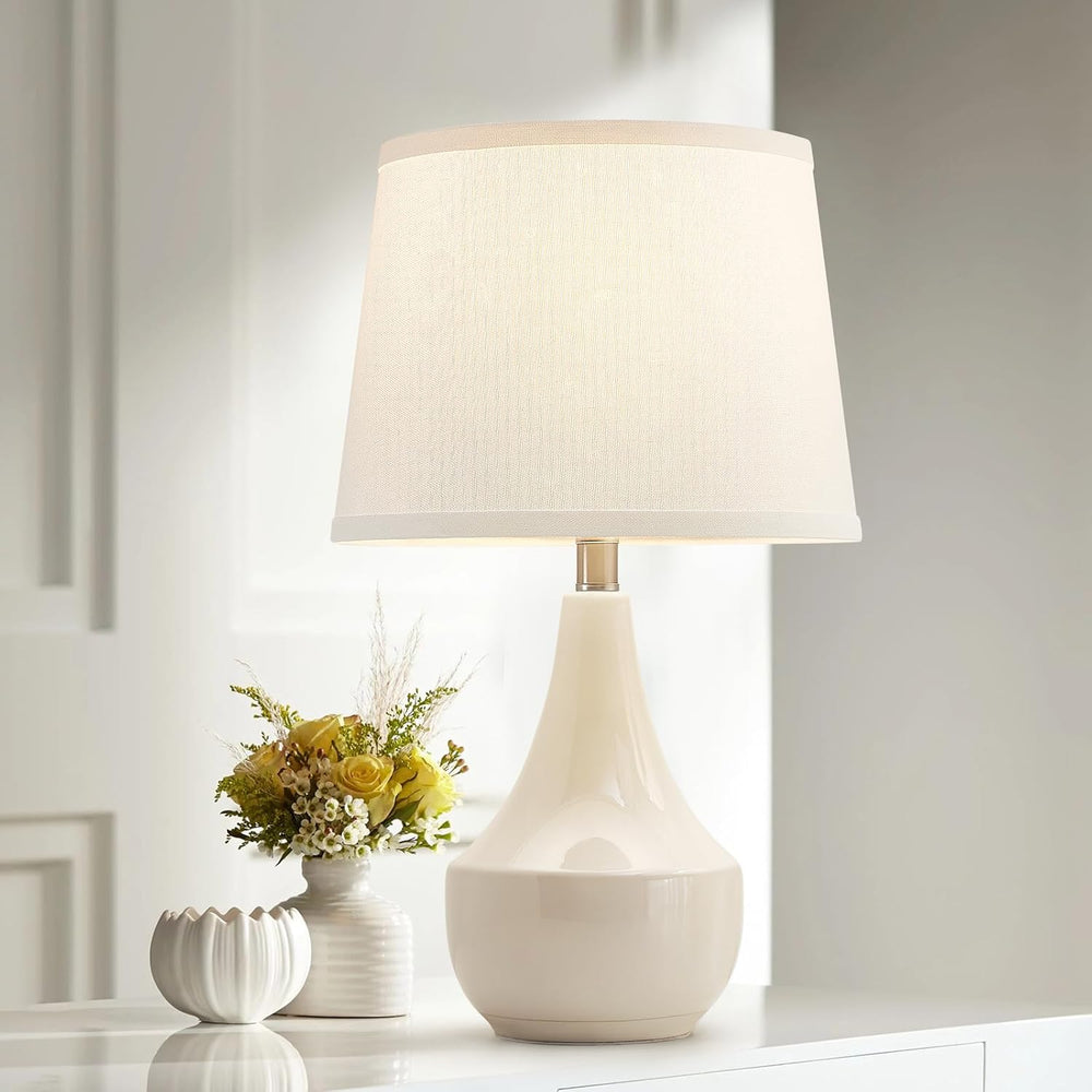GyroVu 18" Table Lamp Set of 2, Ceramic Table Lamp Classic Beside Lamps ...