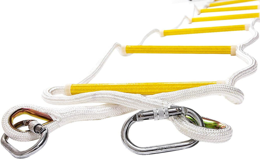 ISOP Certified Rope Ladder Fire Escape 13ft (4m) | Fire Ladders for 2 Story H...