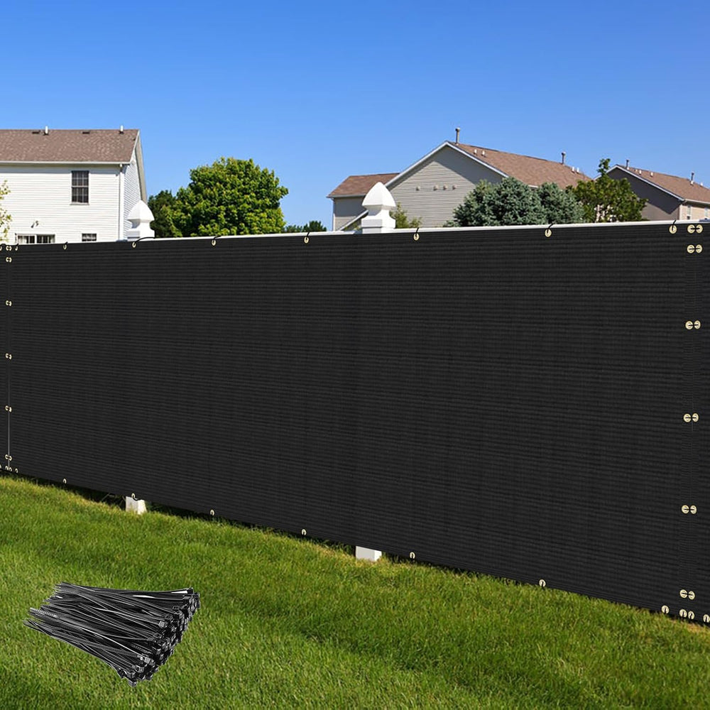 Privacy Fence Screen 4' x 40' Heavy Duty Fencing Cover Mesh Windscree...