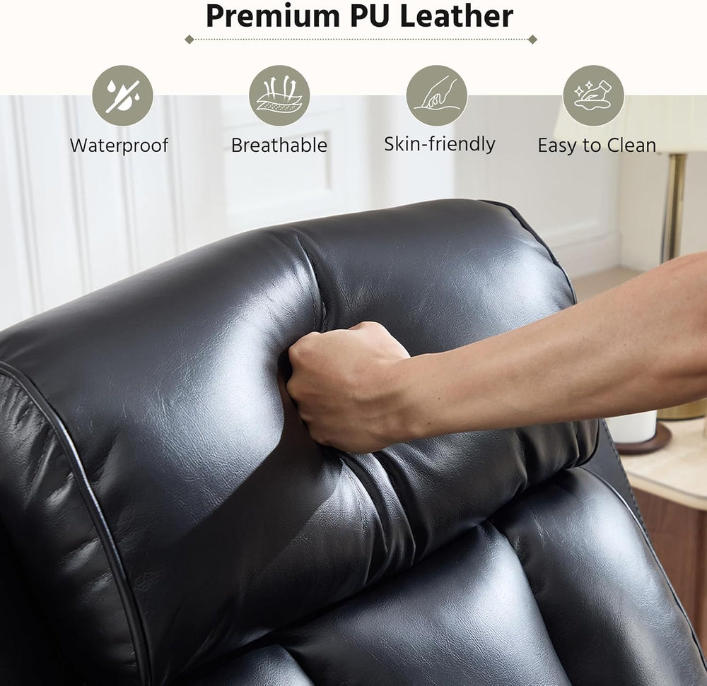 HAOMARKETS 3-Piece Manual Recliner Sofa Set, Included Loveseat Set of 2 with ...