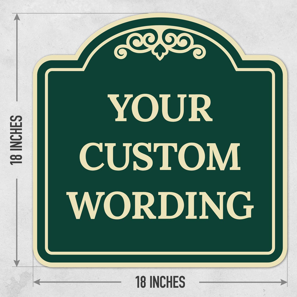Custom Decorative Sign, Personalized Metal Sign for Business, Driveway, Home,...