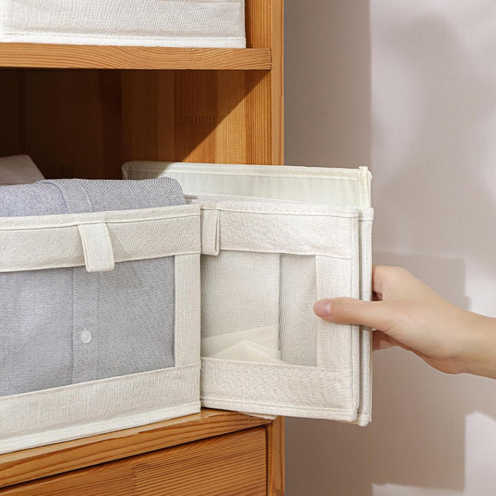 Linen Closet Organizers And Storage, 8 Pack Closet Storage Bins Linen Closet ...