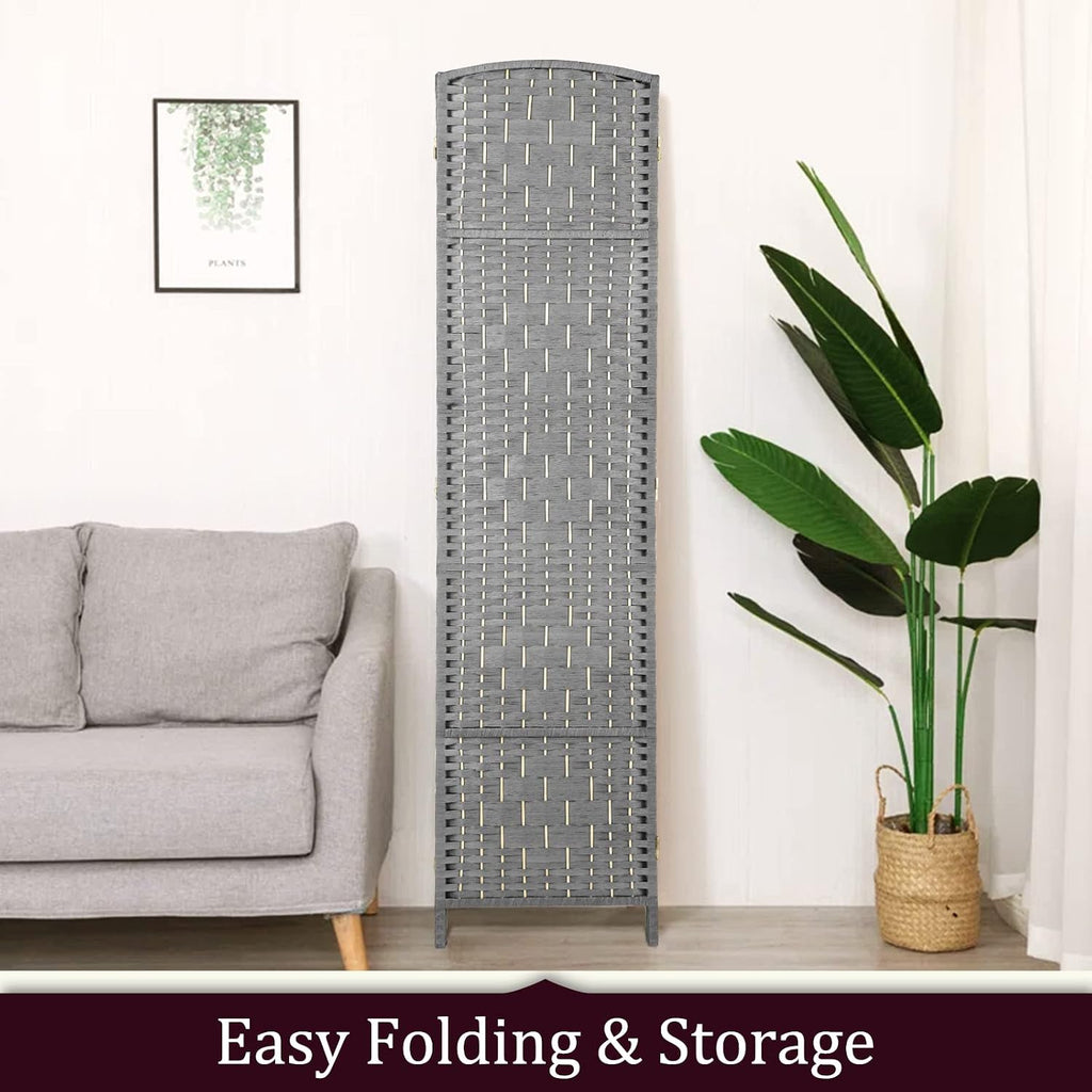 RHF Room Divider Panel,Partition Room Dividers,3 Panel Privacy Screen,Grey