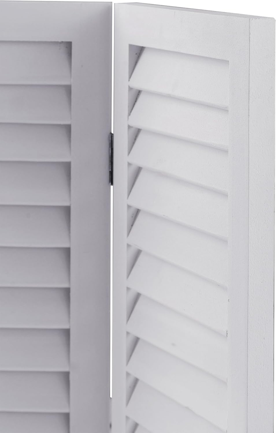 SOFE 2.6ft White Short Room Divider, 3-Panel Folding