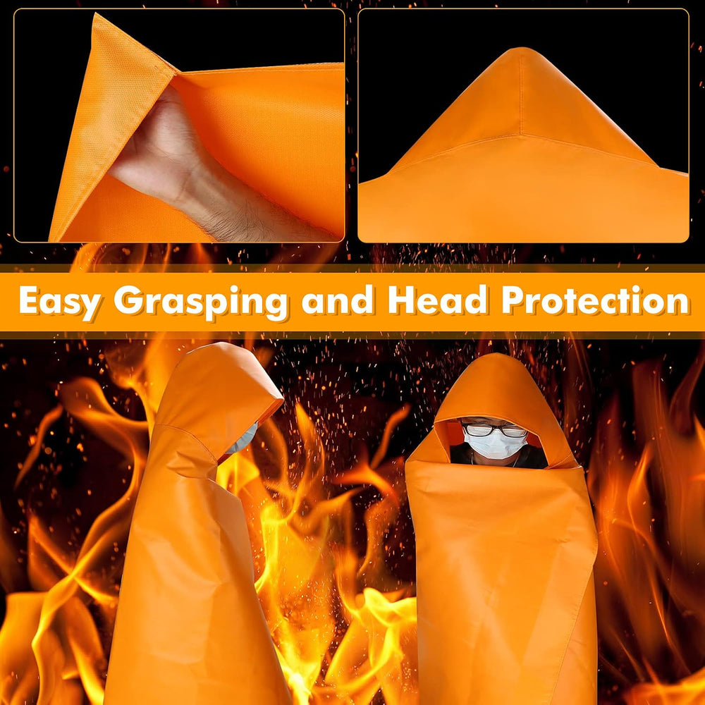 Fire Escape Cloak, Extra Big, Emergency Used as A Fire Blanket, for Home