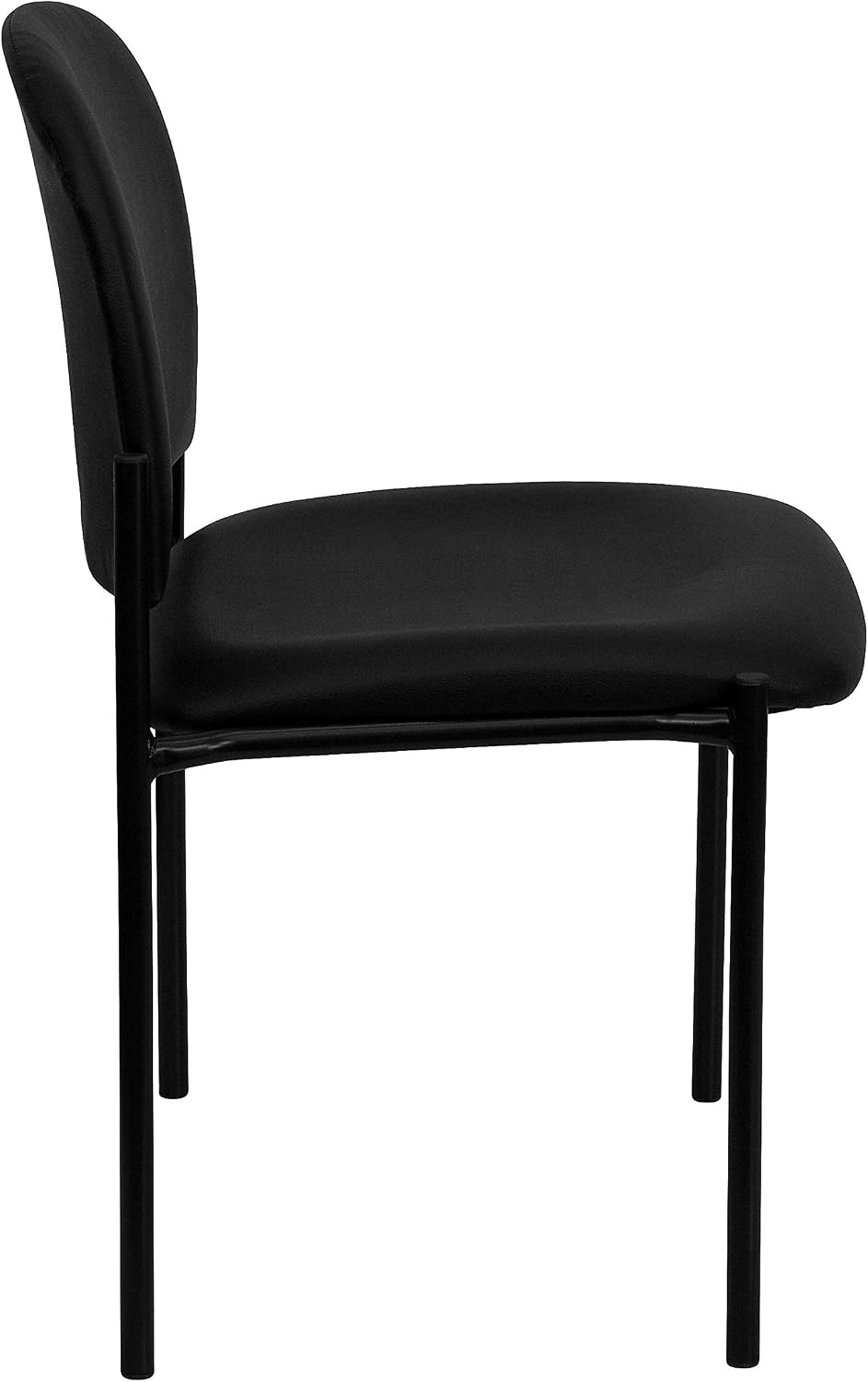 Flash Furniture Tania Comfort Vinyl Upholstered Stackable Side Reception Chai...