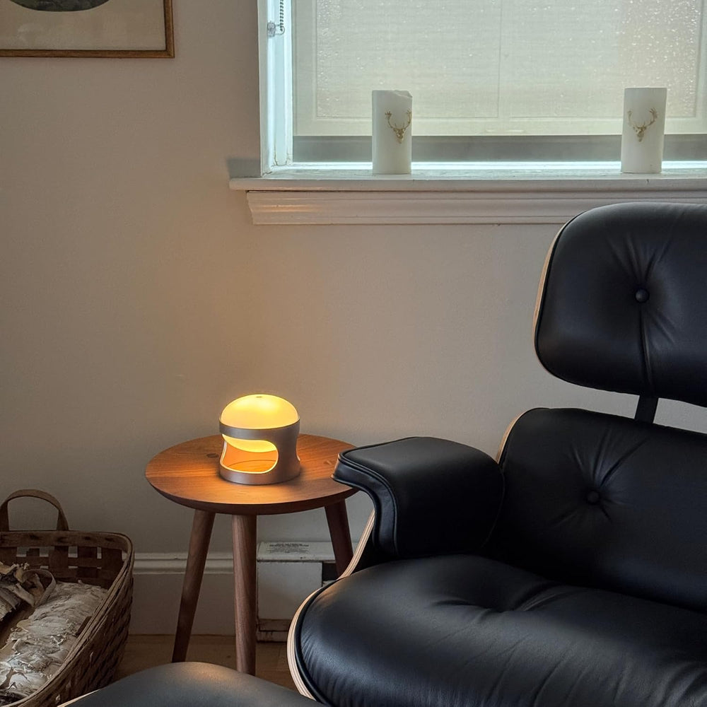 Lotus Atelier Mini Rechargeable Mid Century Modern Lamp USB Bedside Light