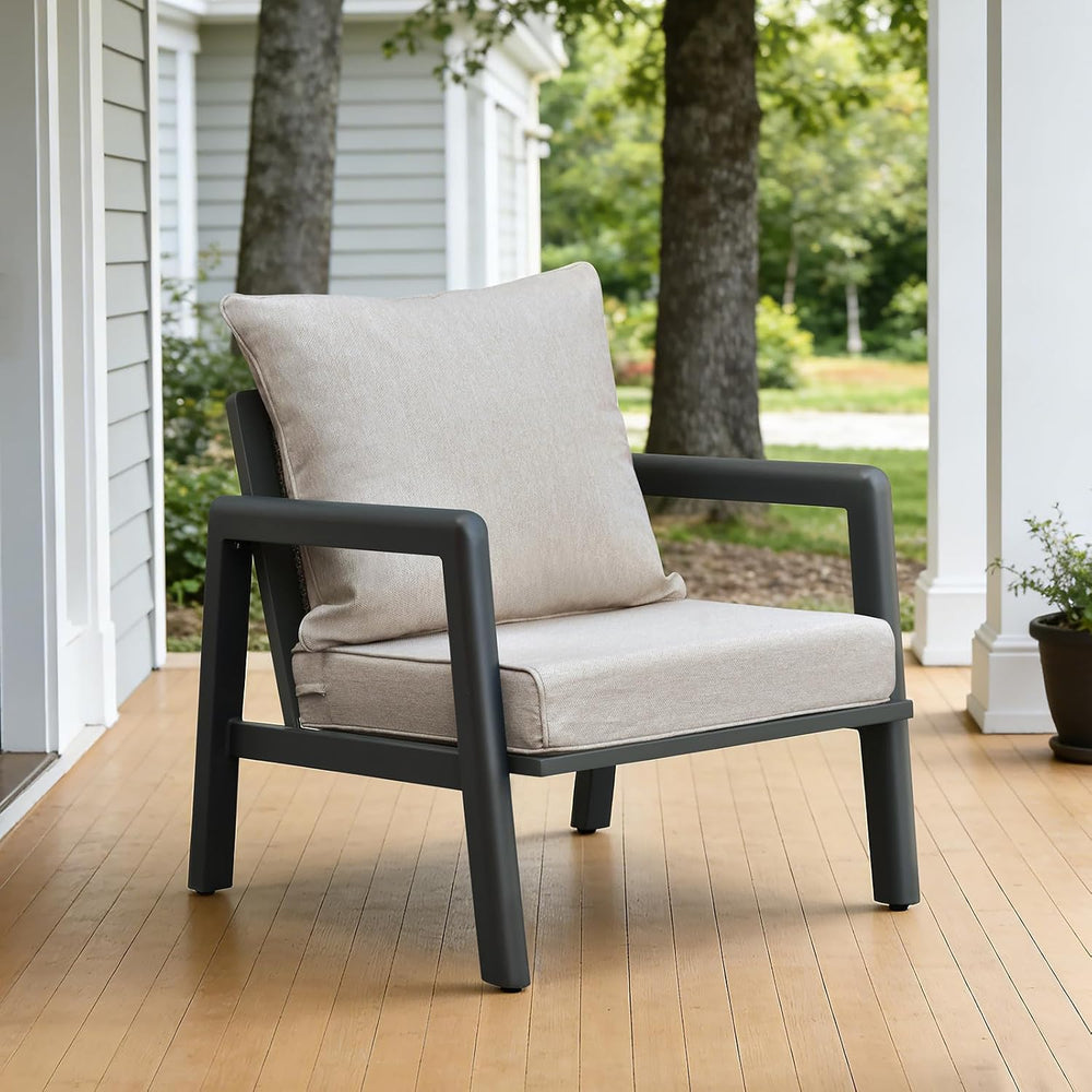 Skypatio Outdoor Deep Seat Chair Cushions Set 24 x 24 Inch, Waterproof UV-Res...