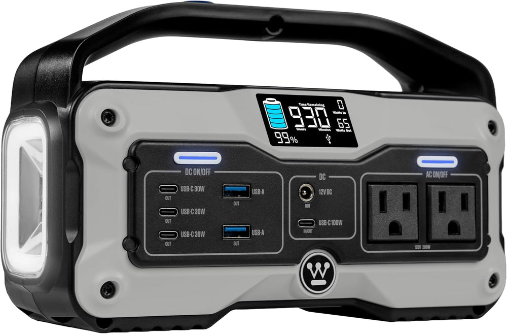 Westinghouse iGen400s 400 Watt, 183Wh Portable Power Station and Solar Genera...