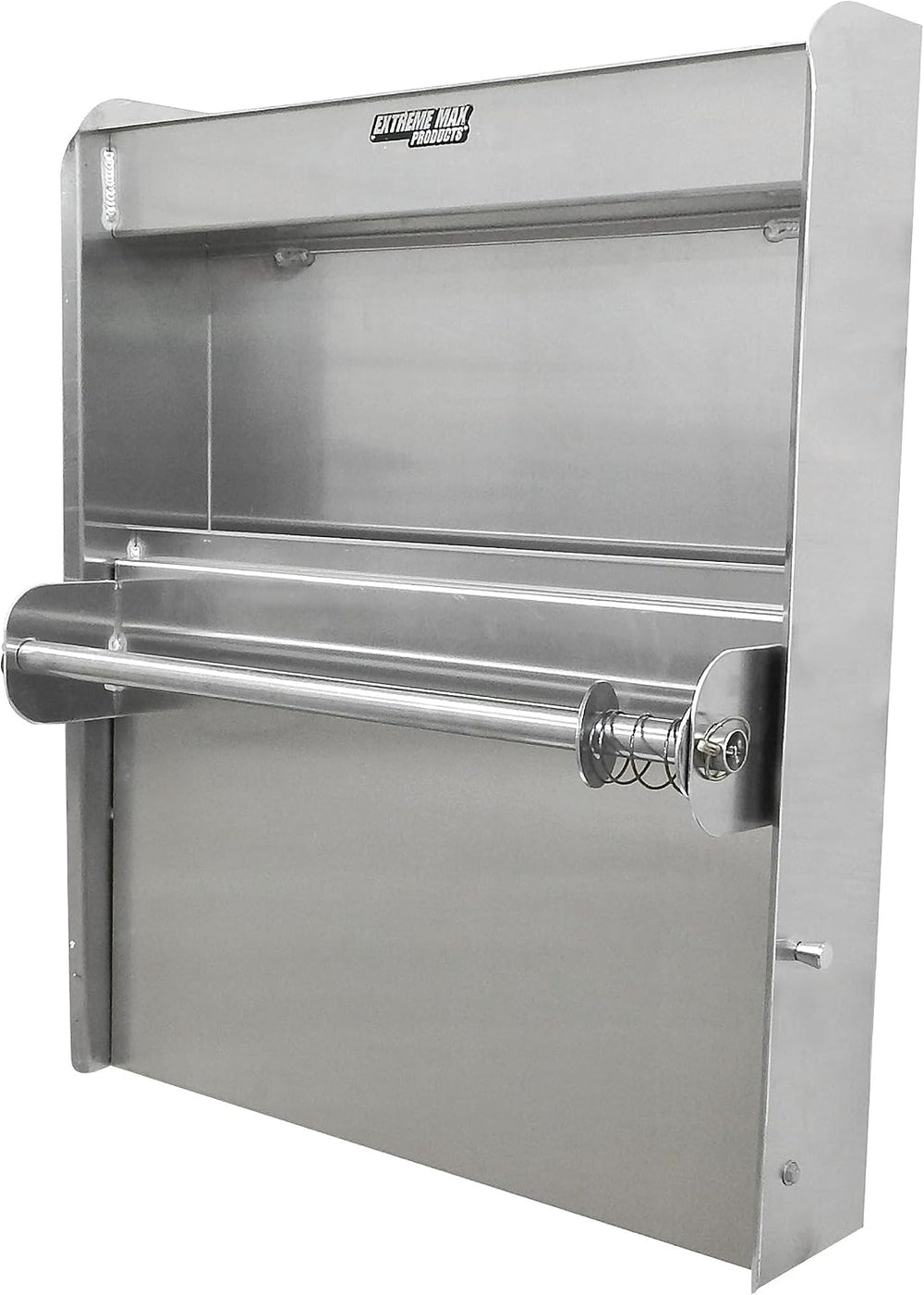 Extreme Max 5001.6049 Aluminum Work Station Storage Cabinet w/ Flip-Out Work ...