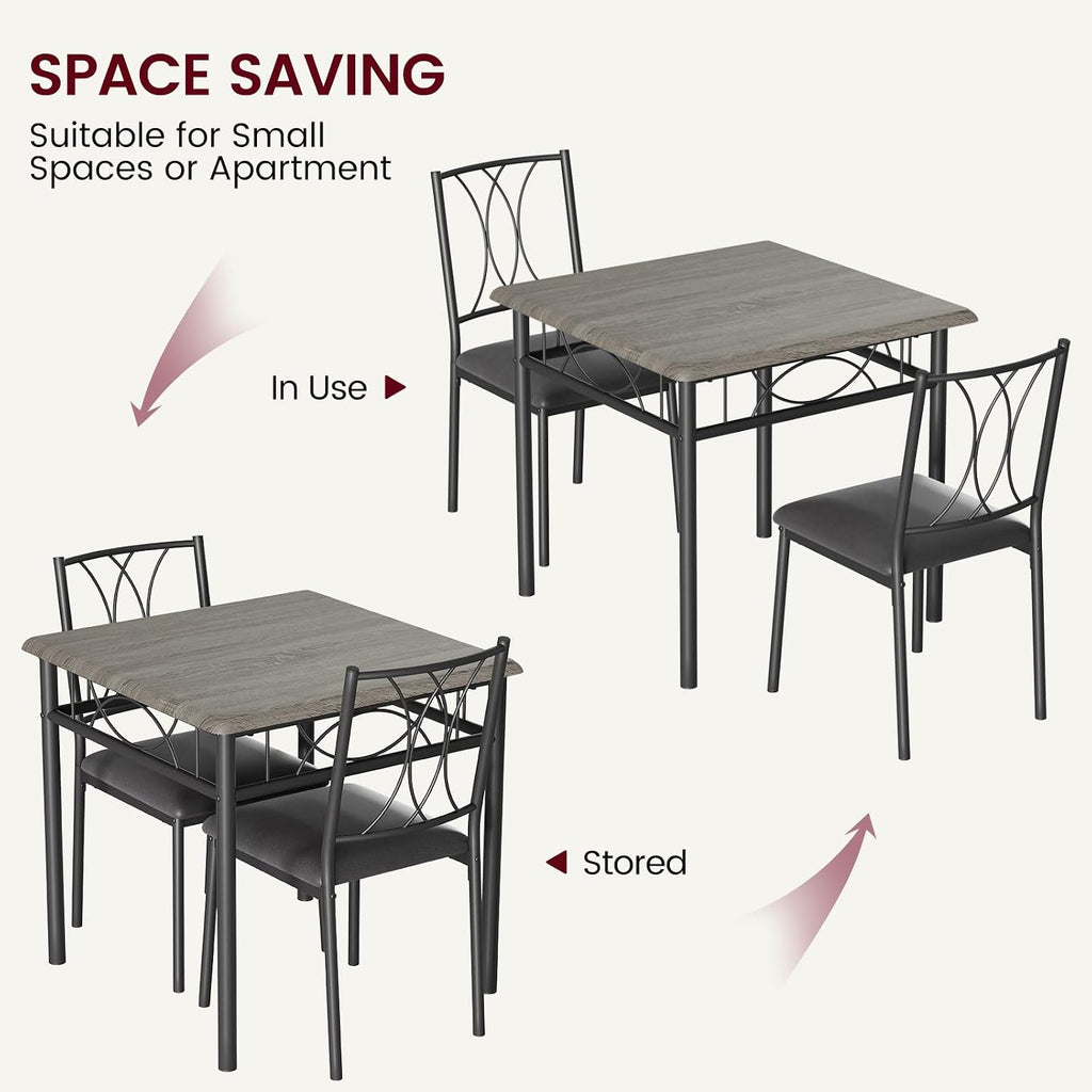 gaomon dining table set for 2, kitchen table on a desk or shelf
