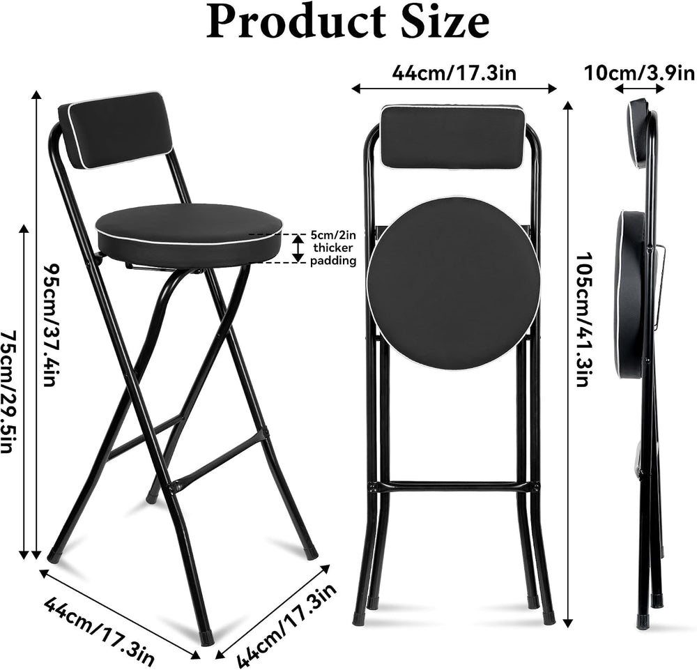 Folding Bar Stool Tall Folding Stool Foldable Stool Portable