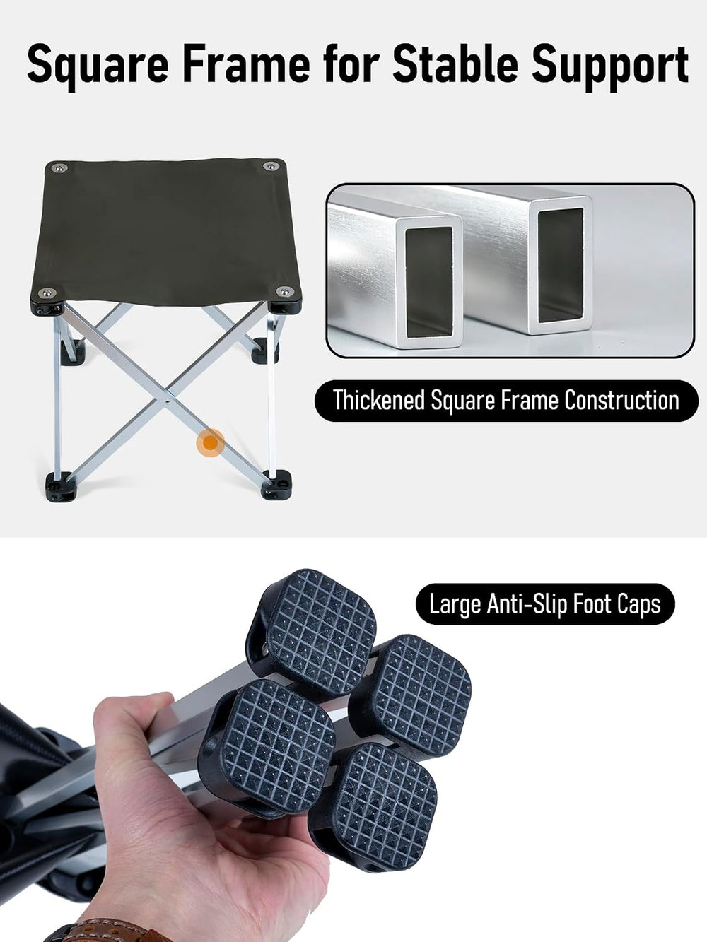 WildCall Compact Camping Folding Stool Aluminum Alloy Portable Stool