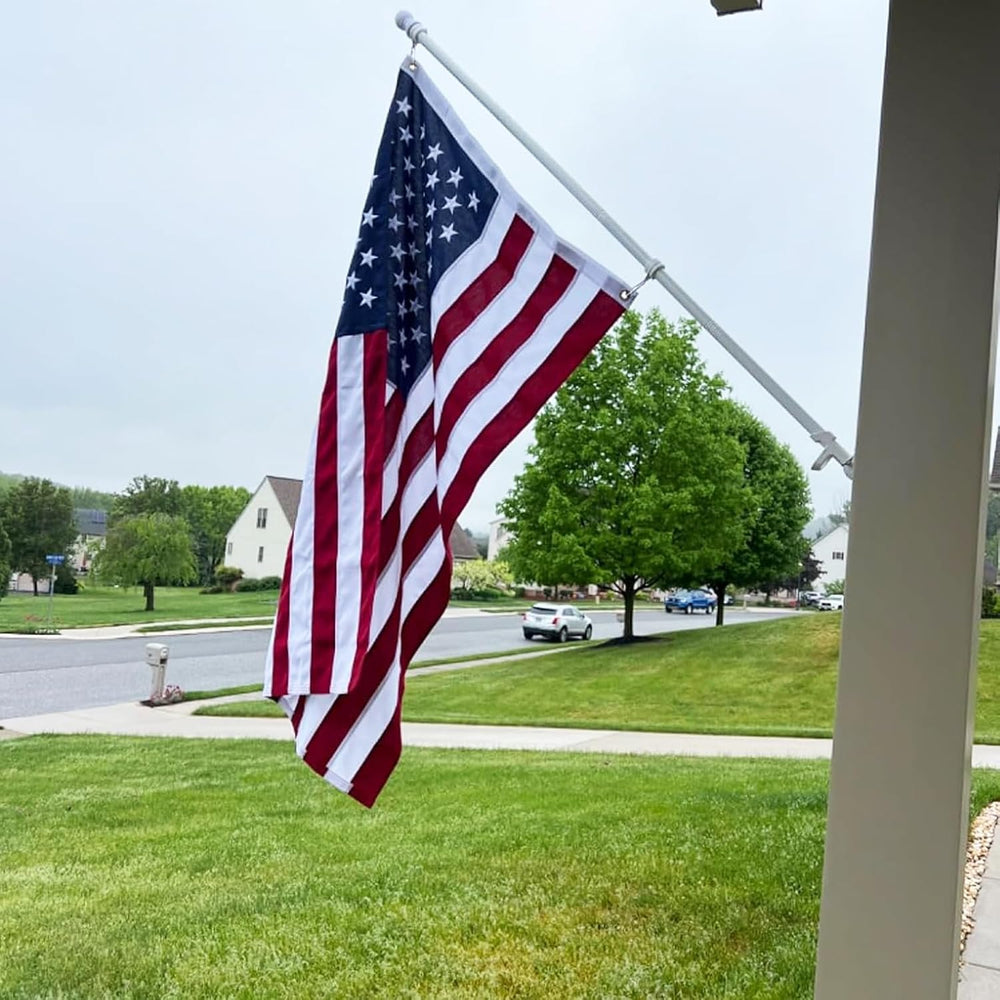 Homissor 100% Cotton Flag American Flags 4x6 Ft New Cotton USA Flag Heavy Dut...