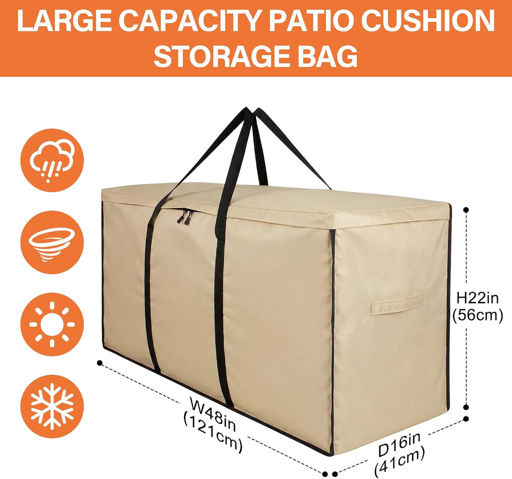 storagebag Patio Cushion Storage Bag, Outdoor Cushion Storage Bag,Waterproof ...