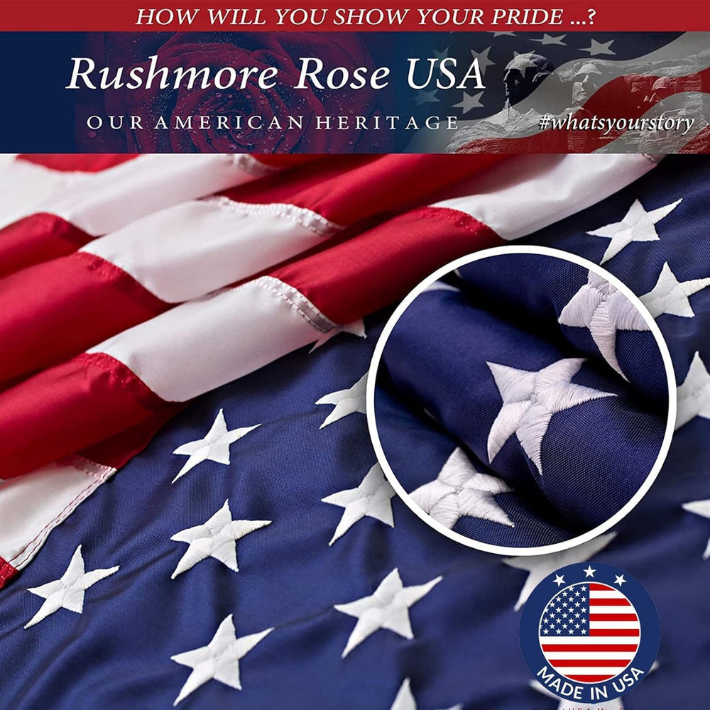 American Flag Made in USA | American Flags for Outside 3X5 | Premium US Flag ...