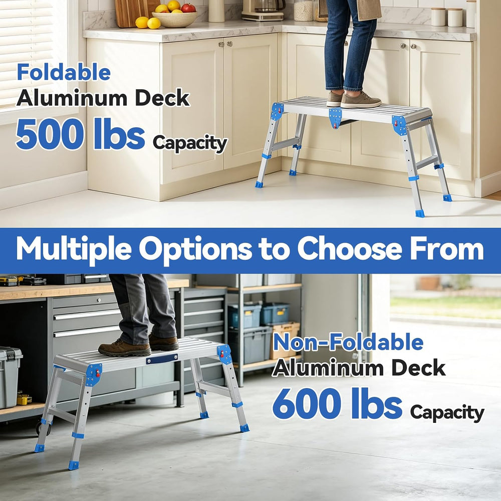 Loyoda Heavy Duty Work Platform 600 lbs with One-Touch Automatic Fold