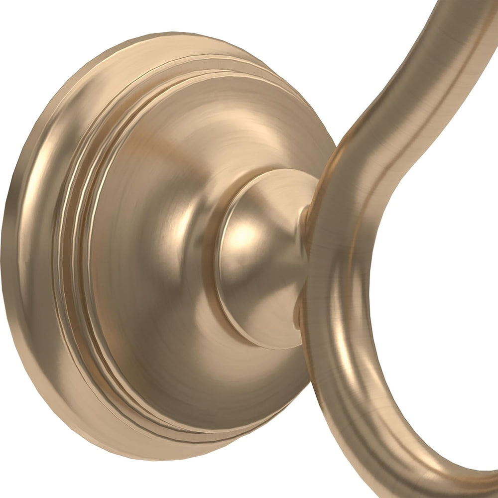 Delta Double Towel Hook for Bathroom or Kitchen| Champagne Bronze | Cassidy A...