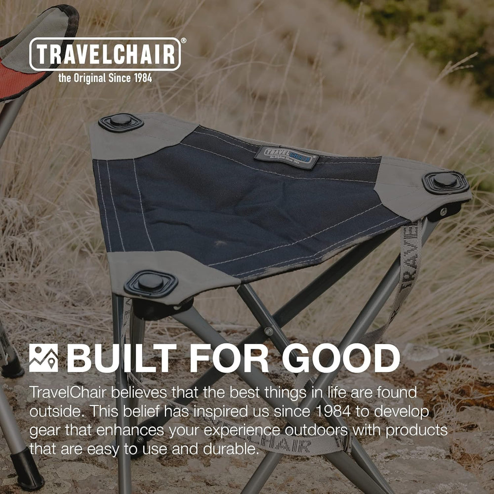 Travel Chair Big Slacker Stool, Portable Tripod Chair for Outdoor Adventures,...