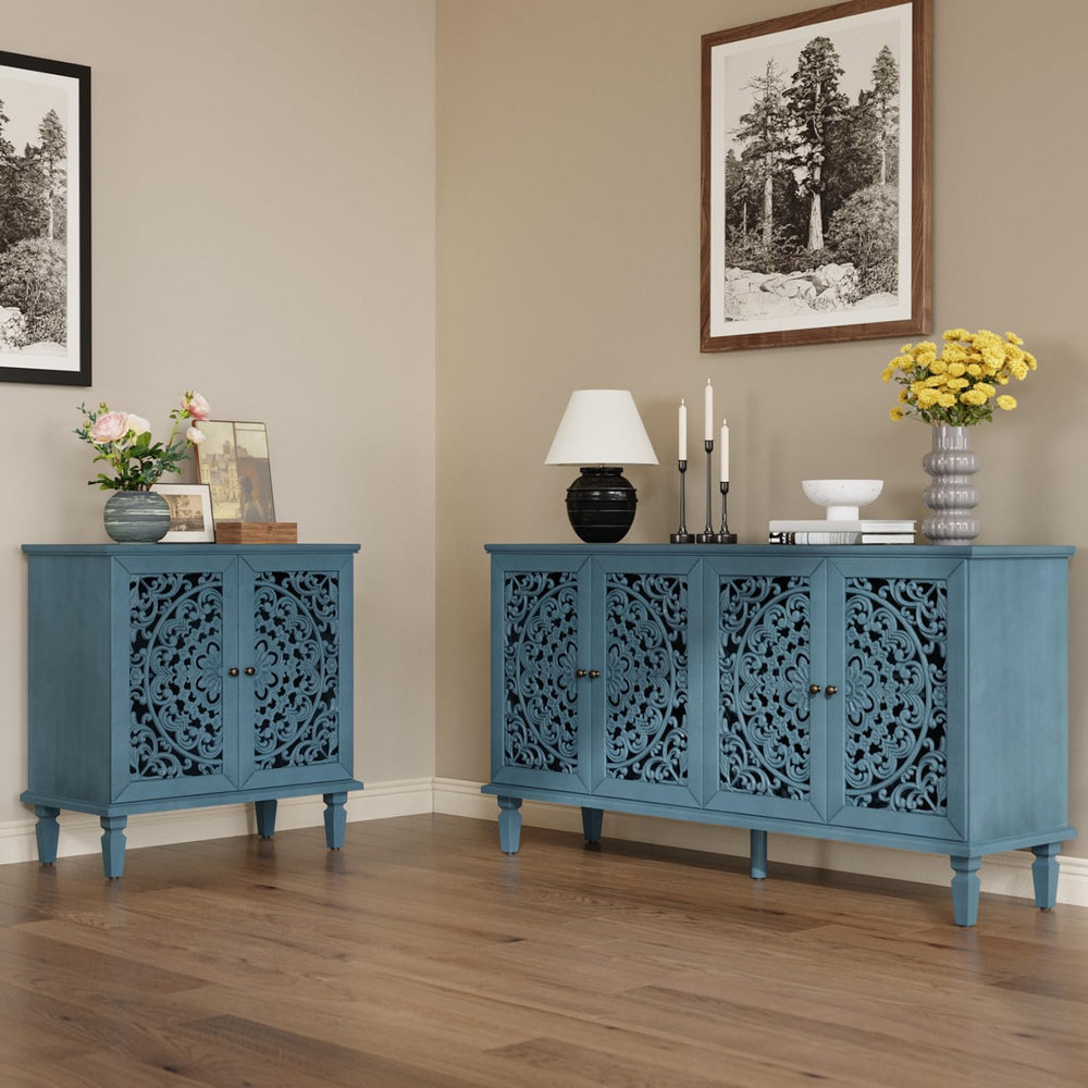60" Sideboard Buffet Cabinet with Storage Accent Cabinet Credenza