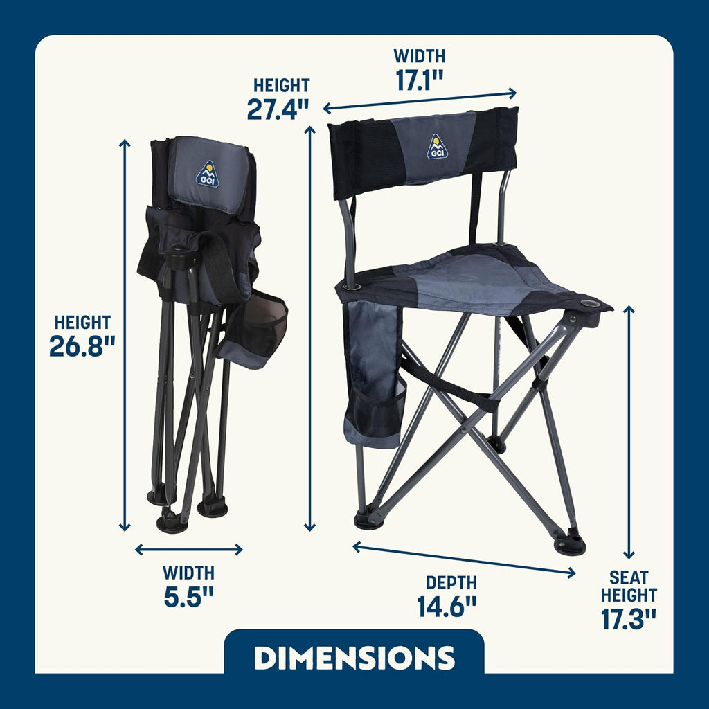gci outdoor portable camping stool, close-up detail