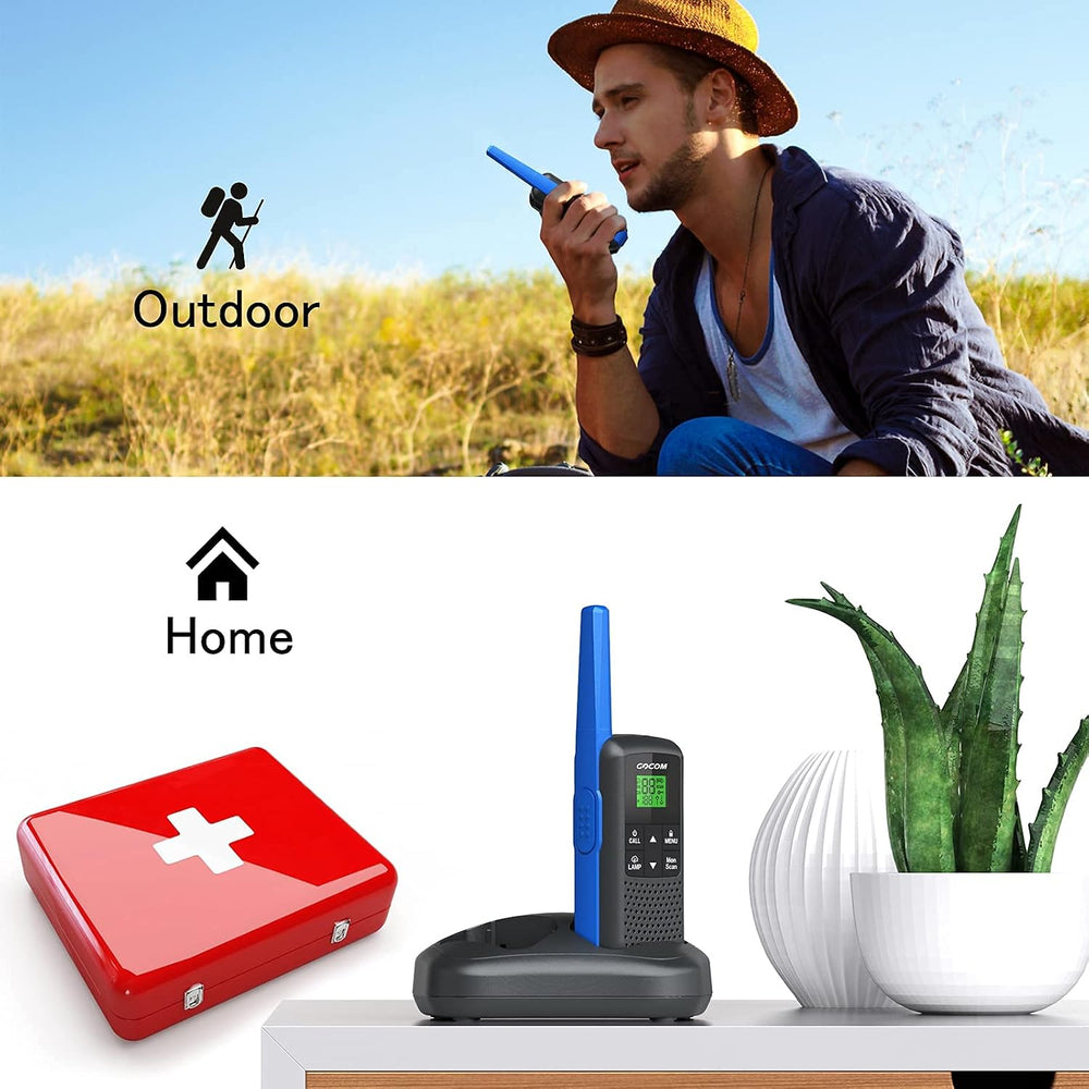 Walkie Talkies - GOCOM G600 FRS Two Way Radio for Adults 2W Long Range Walkie...