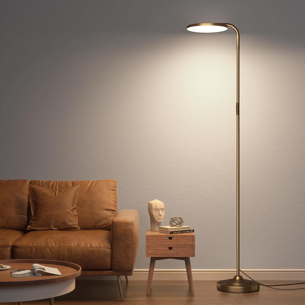 SIBRILLE 36W LED Floor Lamp, Super Bright Standing Lamp, Modern Stepless Dimm...