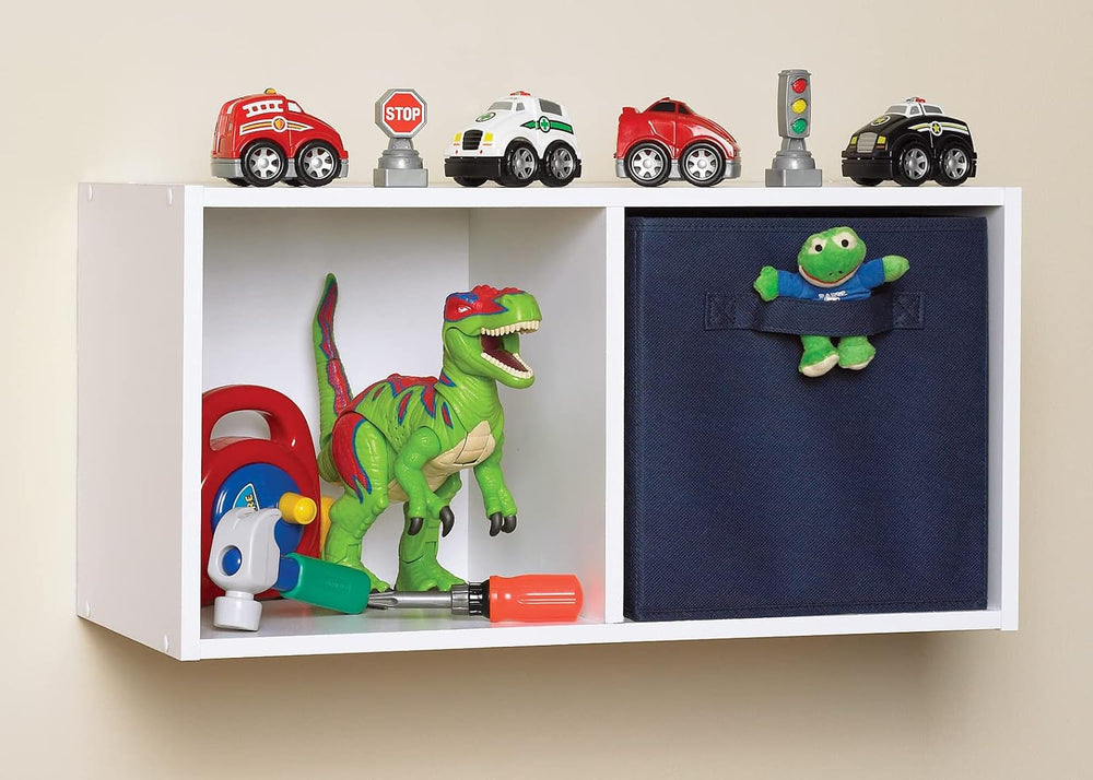 ClosetMaid Cubeicals 2 Cube Storage Shelf Organizer Bookshelf, Stackable or H...