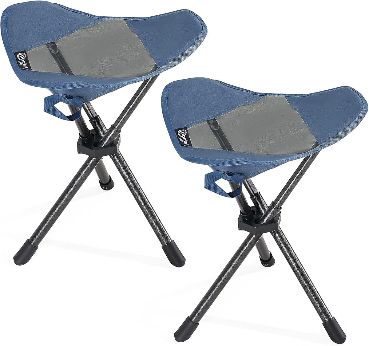 Portal 2 Pack Tall Folding Tripod Stool Portable Tripod Chair for Outdoor Camping
