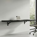 Wall Mounted Desk, Murphy Desk, Wall Mounted Folding Table, 48x16 Black