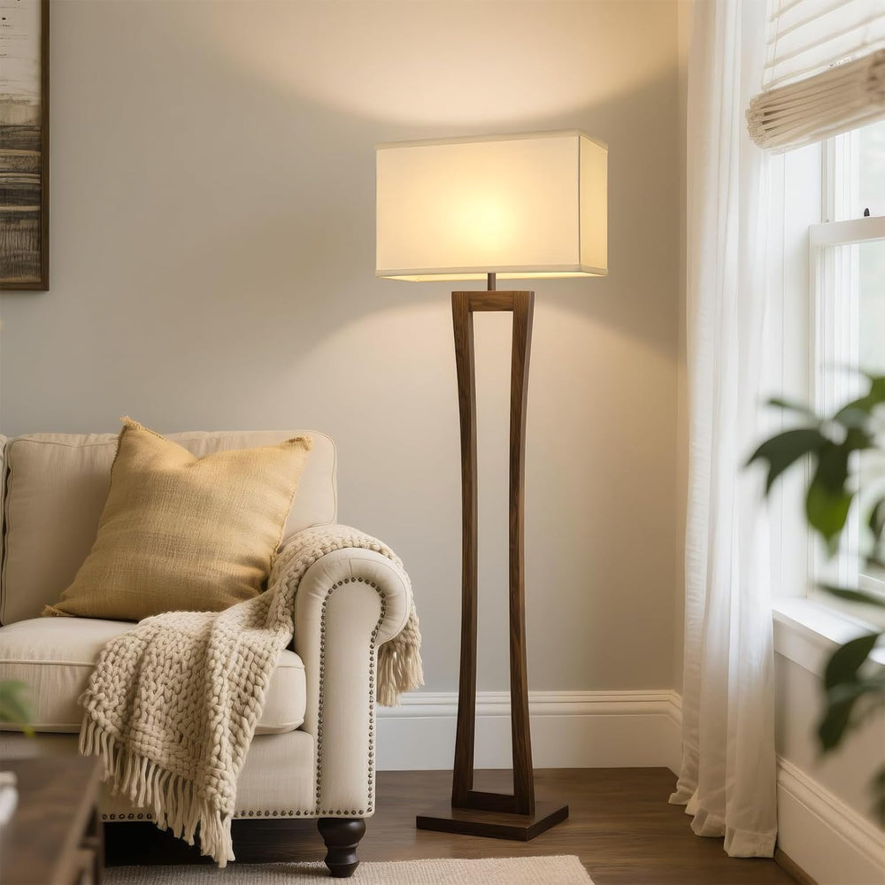 Rectangular Lamp Shades Set of 2, 16"L x 8"W x 10"H, Large Rec...