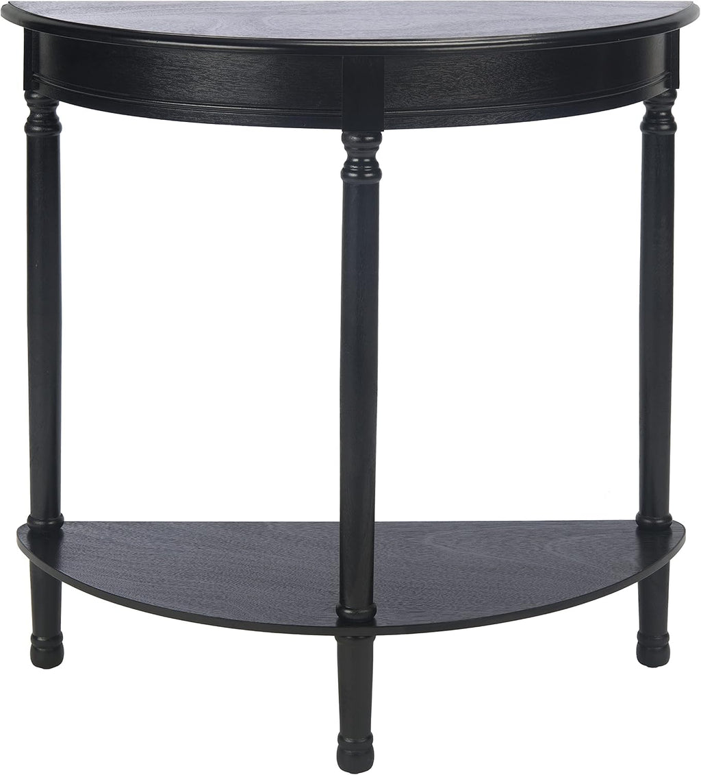 SAFAVIEH Tinsley Wood Console Entryway Table, 28" Black CNS5723B
