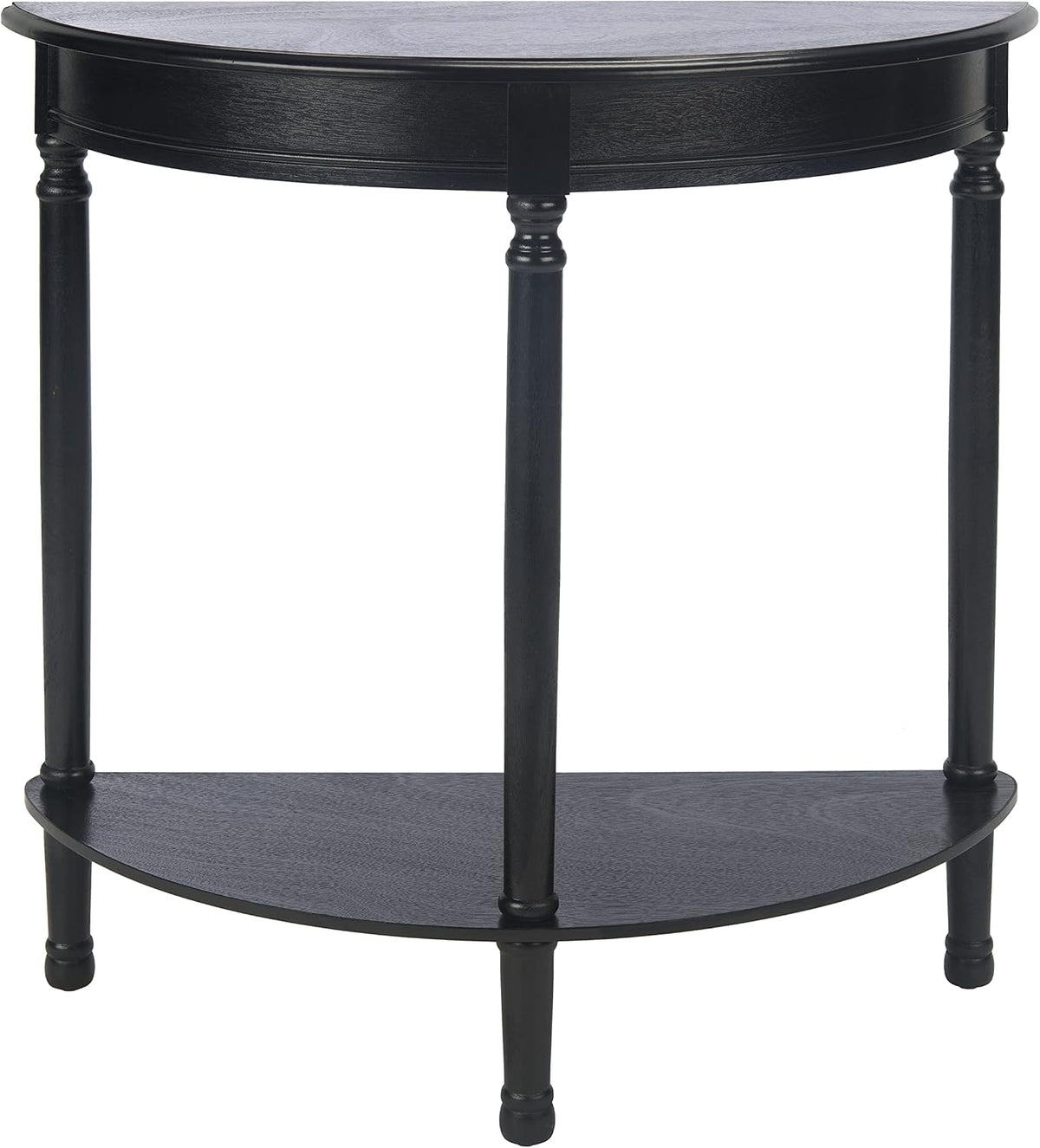 SAFAVIEH Tinsley Wood Console Entryway Table, 28" Black CNS5723B