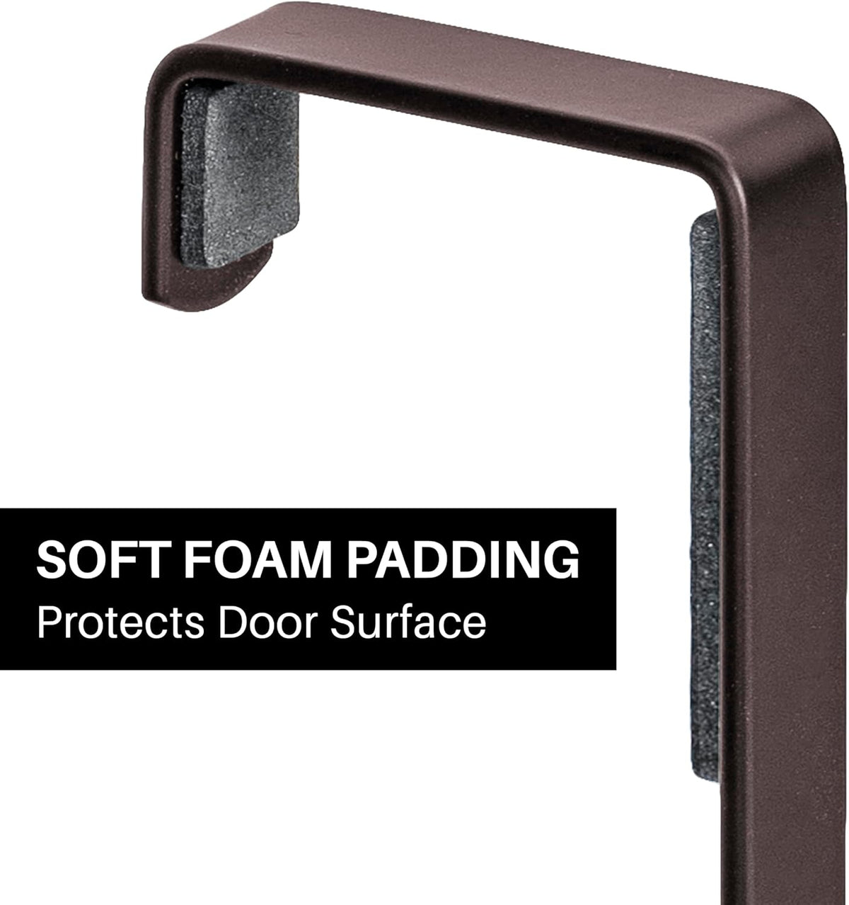 LYNK Professional® Home™ Over the Door Hooks - 14 Hook – Over the Door Coat Rack - Over the Door Hanger - Hanging Towels or Clothes - Bathroom, Bedroom, Laundry Room - Lifetime Ltd. Warranty, Bronze