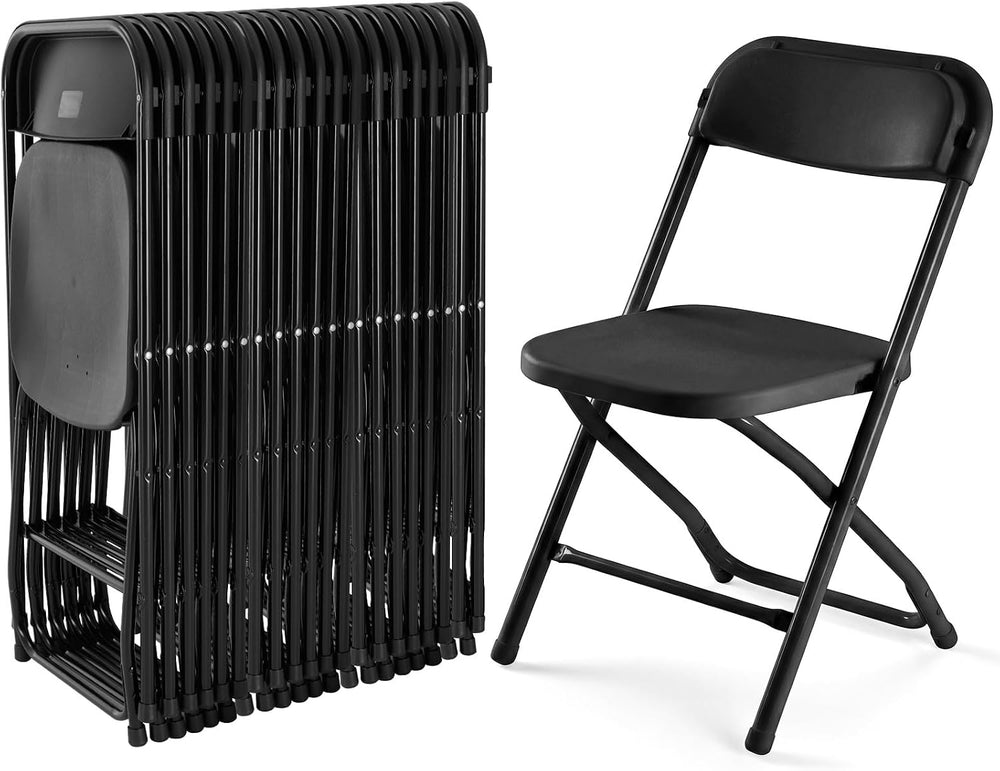 DUMOS Folding Chairs Sets of 20, Portable Chairs, Home Office
