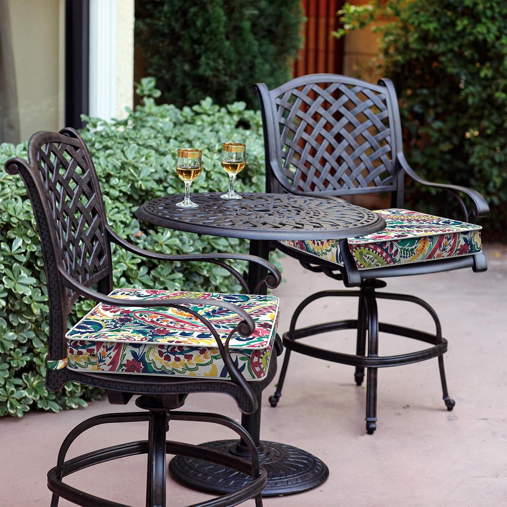 LVTXIII Patio Chair Cushions 19"x19"x3", Water-Repellent Outdo...