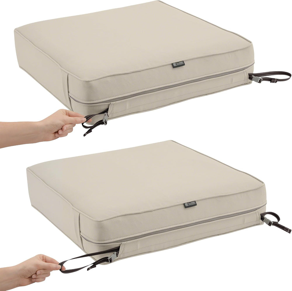 Classic Accessories Montlake Water-Resistant 21 x 19 x 5 Inch Rectangle Outdo...