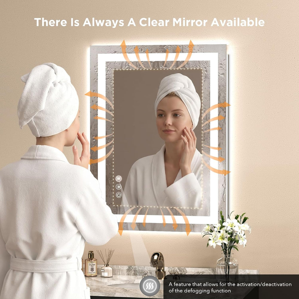 24"X32" LED Bathroom Mirror, Vanity Mirror with Lights