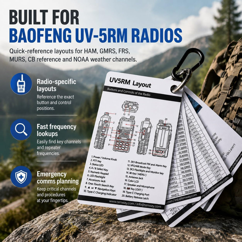 BAOFENG Radio UV-5RM 10W Ham Radio Handheld,UV5R Long Range Walkie Talkie