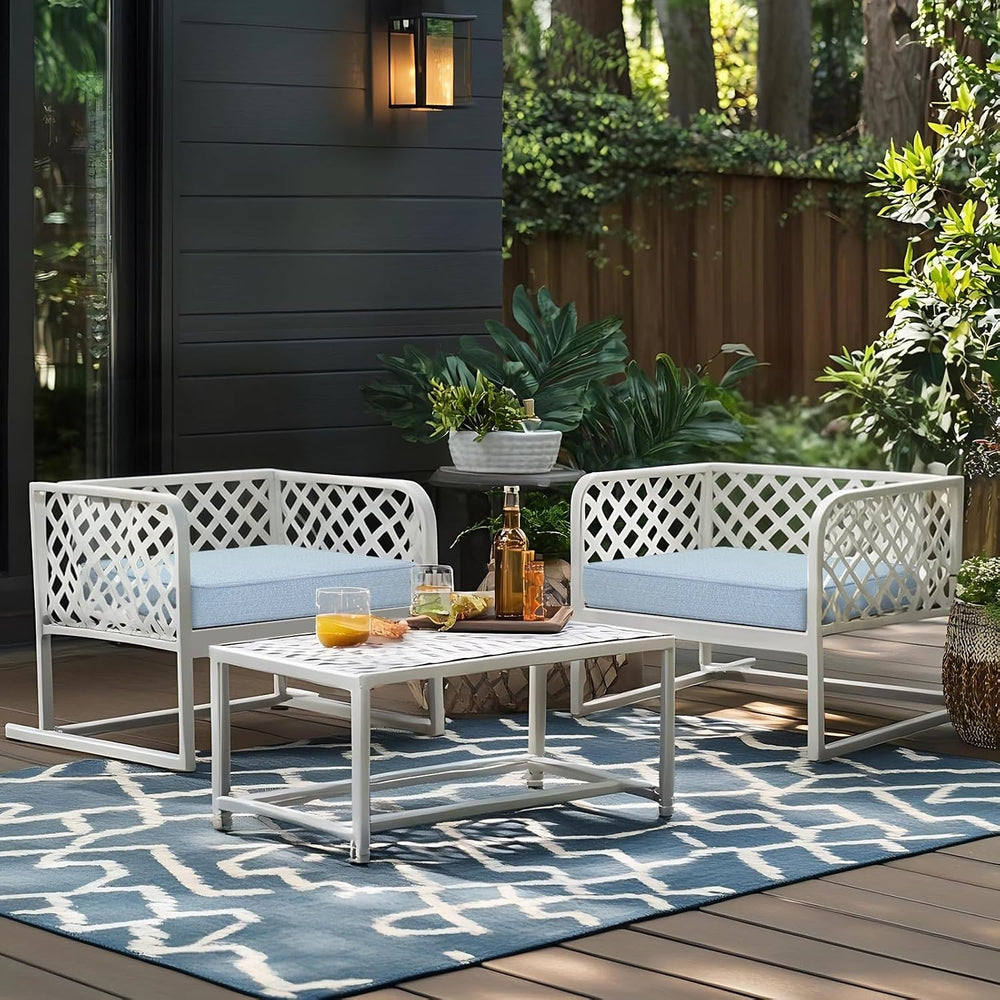 Outdoor Chair Cushions 22x22 Inch, Water Repellent Patio Seat Cushions with A...