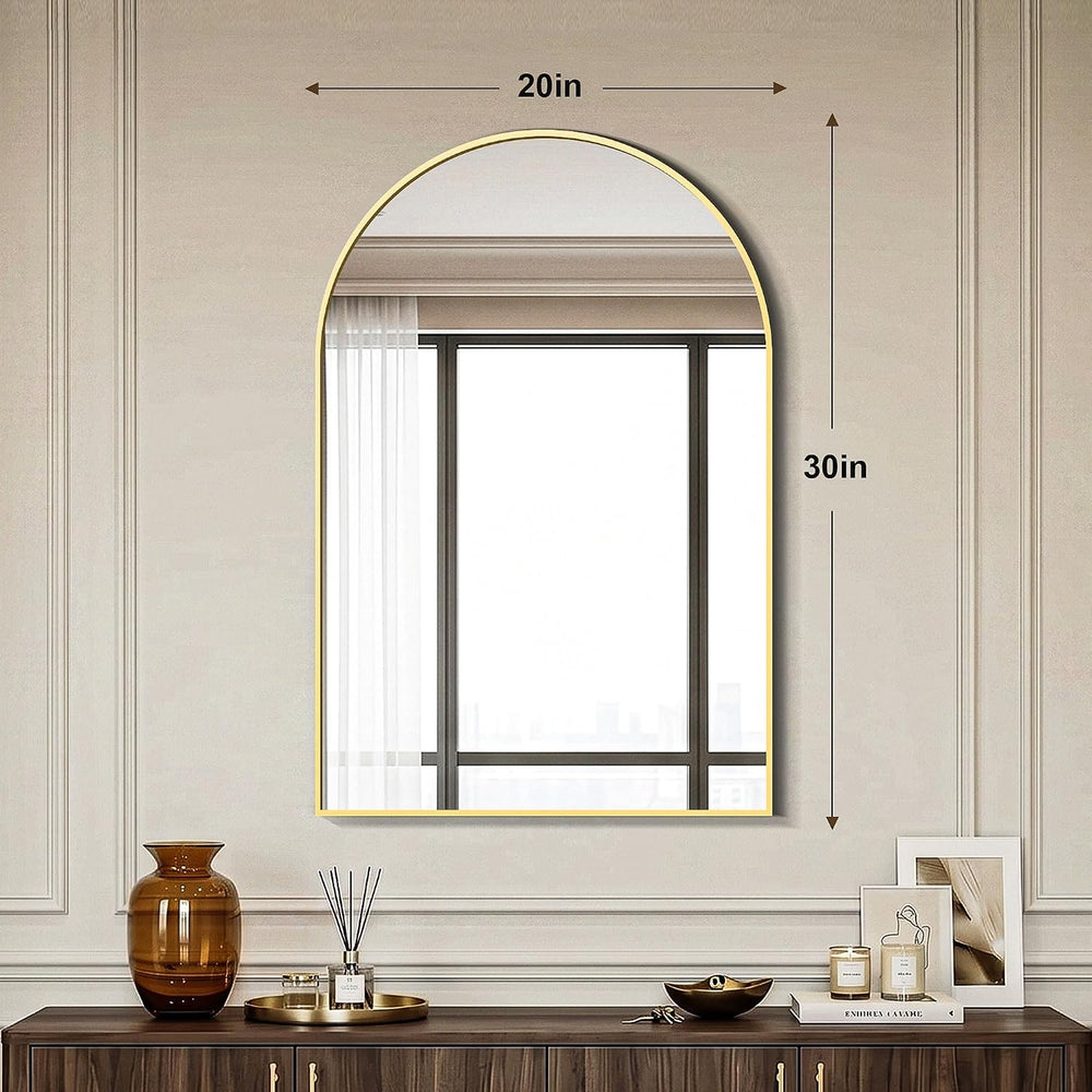 AMOISE Arched Bathroom Mirror for wall, 2 Pack 30"x20" Vanity Mirro...